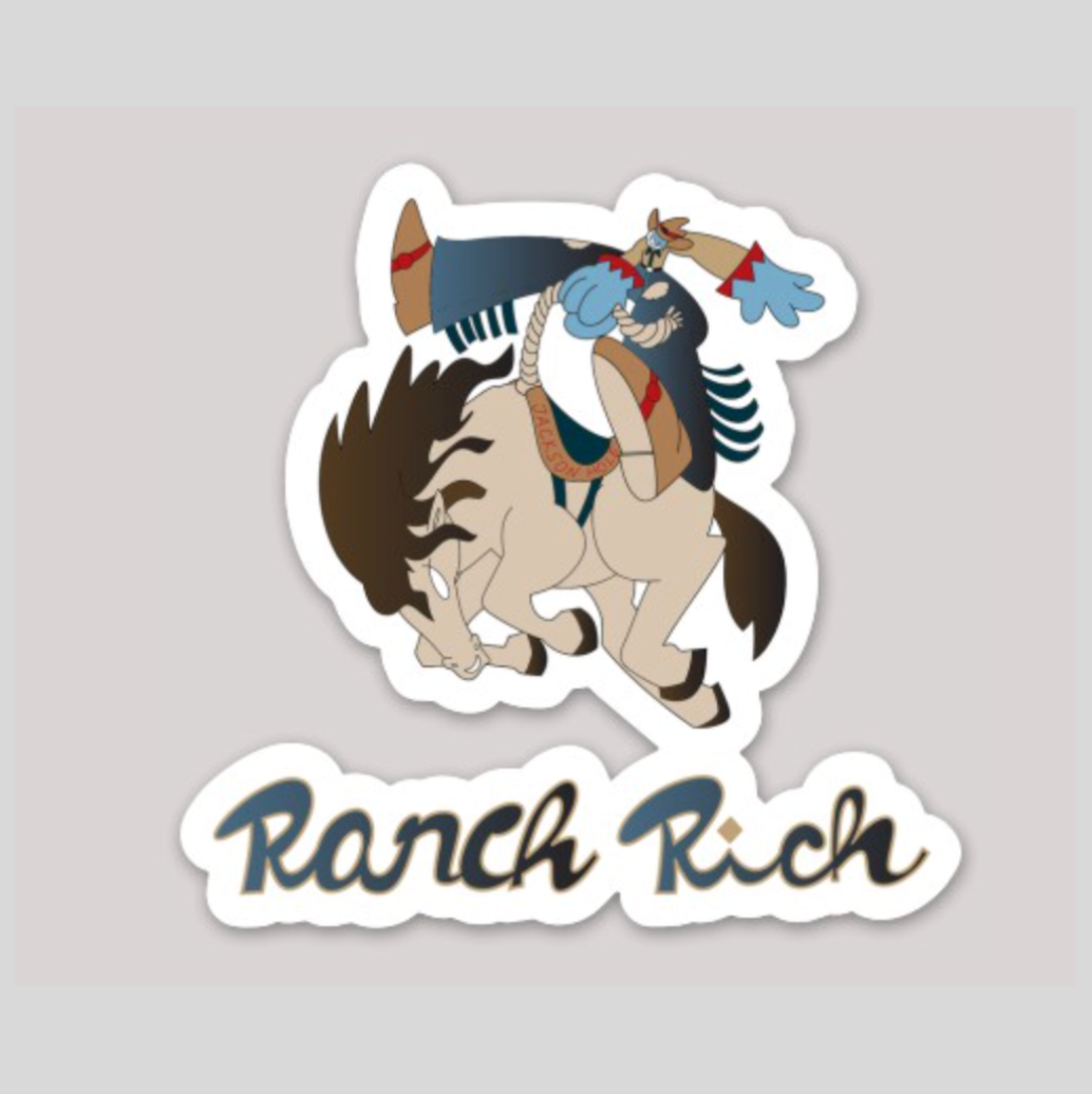RR  BUCKING COWBOY LOGO