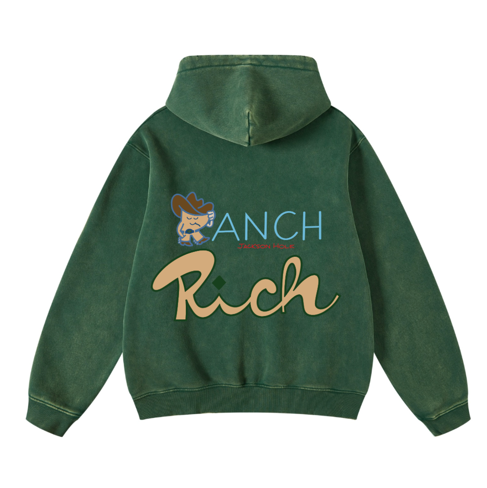 8 SECONDS HOODIE VINTAGE WASHED