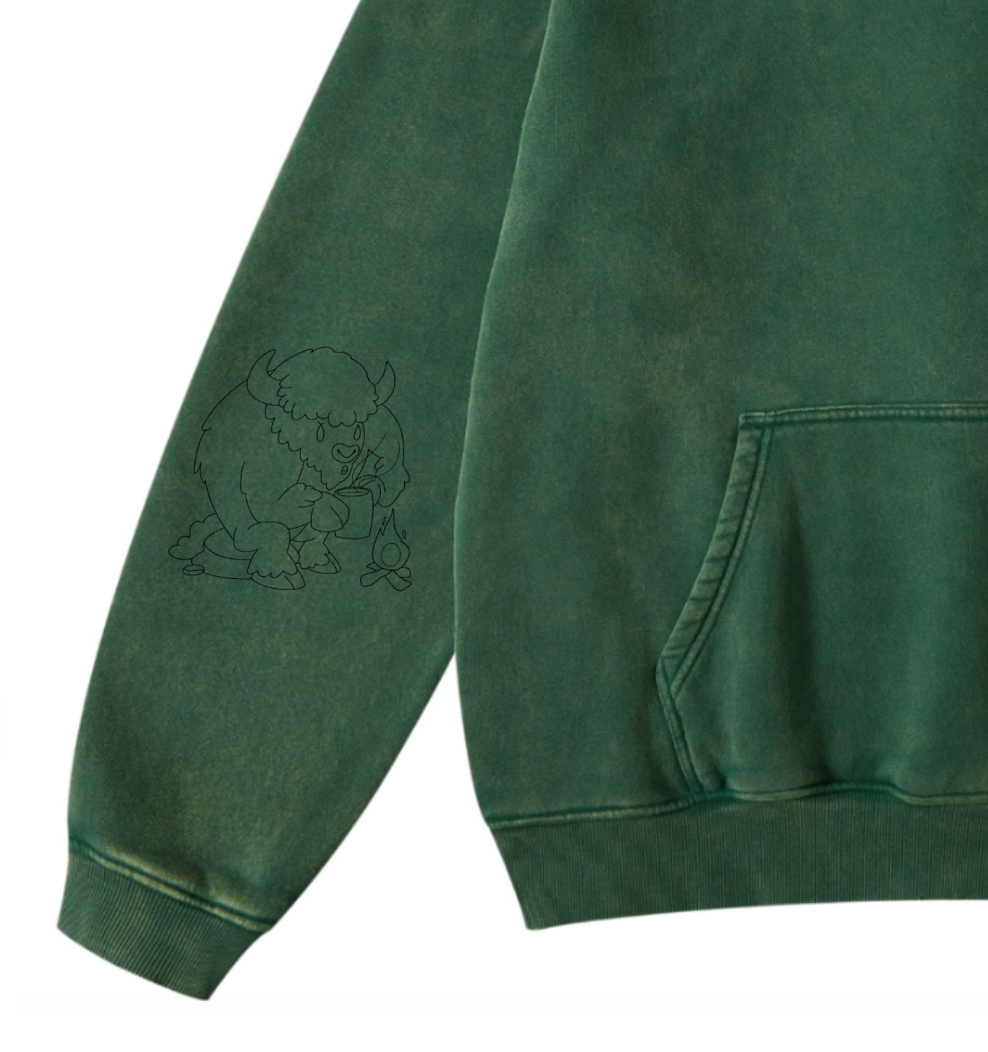 8 SECONDS HOODIE VINTAGE WASHED